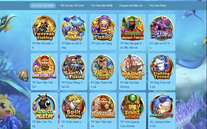 Không gian game bắn cá King88 hiện đại