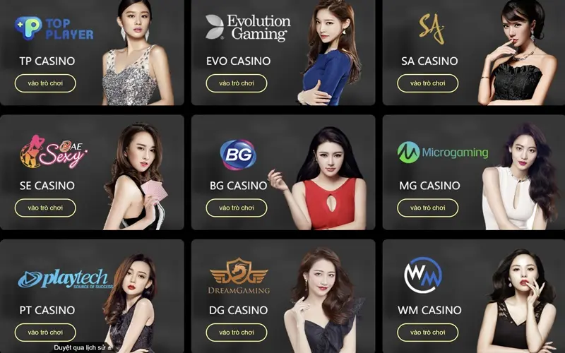 Sảnh casino hiện đại